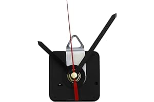 MC POWER - Quarzuhrwerk | CQ-5004 | inkl. 3 verschiedenen Metall-Zeigersätzen, springend | flexibel einsetzbar. kann vorhandes Uhrwerk ersetzen oder für die kreative Gestaltung eigener Ziffernblätter verwendet werden | perfekt zum basteln