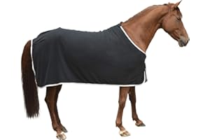 Covalliero RugBe 3211608 Economic - Manta Polar (165 cm), Color Negro