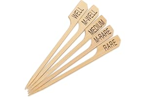 BambooMN Púas de bambú de 9 cm, para marcar carne y hacer carne, 1000 unidades