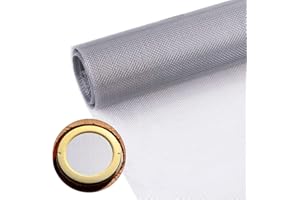 WENRERO Rete Metallica Tessuta Rete Metallica Fine in Acciaio Inossidabile 30*120cm Rete Metallica Maglia Fine Foro 0,60mm Fine 30 Mesh per Porte e Finestre Prevenire Roditori Insetti e Ventilazione