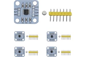 PODAZZ AS5600 Encoder Módulo de sensor de medición de ángulo de inducción magnético 12bit de alta precisión con imán (5 piezas)