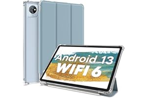 Étui Coque Compatible avec Blackview Tab 70 WiFi Tab 8 WiFi 10,1Pouces, Protection Ultra Fin en Cuir PU avec Fonction Support-Bleu