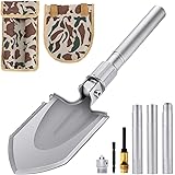 Camping Shovel, Multi-function Folding Spade Portable Survival Shovel for Outdoor Camping, Hiking, Backpacking, Fishing, Hunt