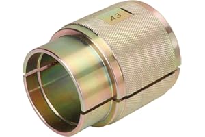 EVGATSAUTO Driver della Guarnizione della Forcella, Strumento del Driver della Guarnizione della Forcella della Motocicletta in Acciaio Al Carbonio con Design Diviso per Forcelle Anteriori Invertite(43mm)