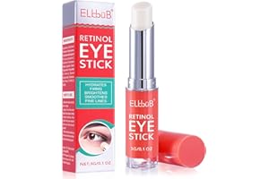 ELBBUB Eye Stick – krem pod oczy przeciw zmarszczkom z retinolem skwalanowym i kwasem hialuronowym do chłodzącego balsamu pod oczami przeciwko ciemnym kręgom pod oczami i opuchlizną