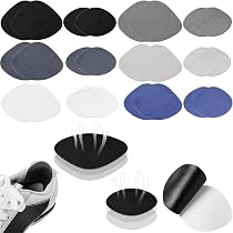 Kit Di 8 Toppe Autoadesive Per Riparare I Buchi Sul Tallone Delle Scarpe - Pelle, Facile Applicazione