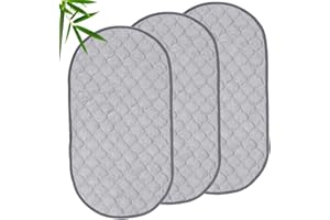 Yuehuamech 3pcs Windelwechselmatte Baumwolle Atmungsaktiv Wasserdicht Wickelauflagen Liner Waschbar Wiederverwendbar Baumwolle Urinal Pad Windel Wickeltisch Abdeckung für Zuhause Reisen