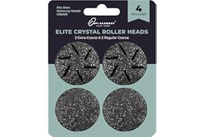 ‎OWN HARMONY Own Harmony Ersatzrollen: Nachfüller für elektrischen Hornhautentferner CR2100 Pediküre Fußfeile - Professionelle Fußpflege für glatte Füße - 4er Pack Ersatzköpfe (2 Normal und 2 Extra Stark)