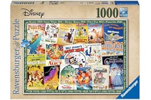 Ravensburger Disney Vintage Movie Posters 1000 Piece Jigsaw Puzzle for Adults & for Kids Age 12 and Up