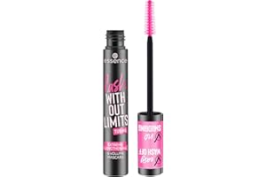 essence Maskara Lash Without Limits Extreme Lengthening & Volume Mascara, Długotrwały, Zwiększenie Objętości, Ekstremalne Zwiększenie Objętości, Intensywnie Czarny 13Ml