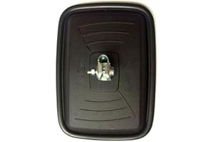 MelTruck® - Specchietto retrovisore esterno, 180 x 130 mm, ø10, universale, per camion, escavatori, trattori, macchine edili