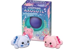 moses. Schlüpfende Axolotl, magische Axolotl Spielfigur zum Ausbrüten, spannendes Kinderspielzeug in Überraschungsfarbe, neugierige Kids, Überraschung (Rosa Oder Blau)