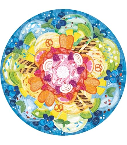 Ravensburger - Puzzle Rond 500 Pièces - Fruits Et Légumes - Circle Of Colors 4005556171699