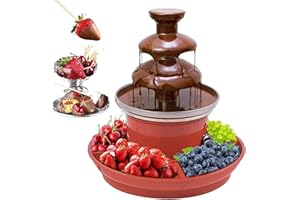 Cecaro Group Fontana elettrica per fonduta di Cioccolato a 3 Livelli