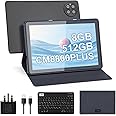 C idea 10.1" Tablet Android 13, 1280x800 HD IPS Screen, 8GB RAM, 512GB Storage, WiFi, Bluetooth, GPS, Dual Camera, Long Lasting Battery Tablet, CM8800Plus (Black)