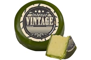 Vintage Cheese Truckle (200g). A Delicious 3 year aged Mature Cheddar Cheese Truckle. The Ultimate Edible Gifts, Perfect For Any Occasion. The Chuckling Cheese Company.