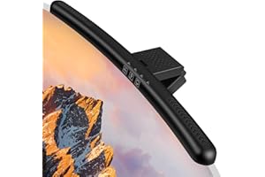Laliled Computer Monitor Lampe,Dimmbare Monitor Light Bar curved Bildschirmlampe,LED USB Monitor Lichtleiste Home Office,Bürolicht Augenpflege Schreibtischlampe