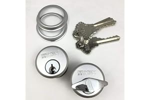 RI-KEY SECURITY - Keyed and ThumbTurn Mortise Lock Cylinders 1" for Commercial Store Front Entry Door Adams Rite