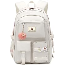 FANDARE Women’s Embroidery Canvas Backpack – Ethnic Style Daypack For School, Travel, College