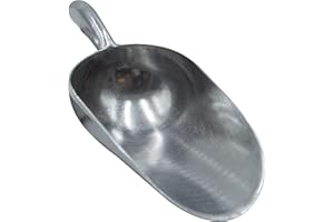 FINCA CASAREJO Cuchara dosificadora de aluminio - Pala para cereales, grano, harina o mixturas - Disponible en 4 tamaños (DC2) (Cuchara 300 ml)