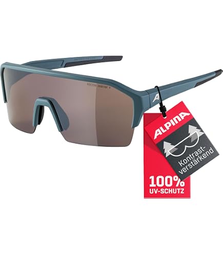 ALPINA Erwachsene Twist Four VLM+ Outdoorsport-Brille, White-Red-Black, One Size Sport & Freizeit