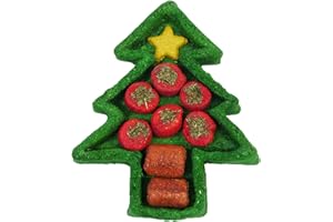 Rosewood Christmas Puzzle Tree Toy for Small Animals, 17 x 13cm
