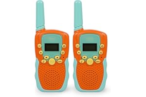 Legami - Set di 2 Walkie Talkie, Ricetrasmittenti con 8 Canali, Trasmettono fino a 3-5 km in Spazio Aperto, Volume Regolabile, Radio per Comunicare a Distanza, Ideal Regalo, 4 x 14 x 2 cm