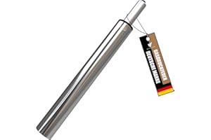 Bemacom Gasdruckfeder für Bürostuhl bis 200kg Belastbarkeit, Länge 565mm Chrom Ersatz Gasdruckfeder Bürostuhl Ersatzteile Gasdruckdämpfer Gasfeder Druckfeder für Drehstuhl Chefsessel Hocker