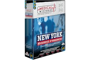 IELLO Medical Mysteries : New York | Jeu d’Enquête Médicale Coopératif | Diagnostiquer & Sauver des Patients | 1–4 Joueurs | 60 Min | 14+