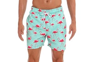 AISPRTS Bañador Hombre Natacion Pantalones Cortos - Bañadores Hombre Playa Verano Ligero para Correr, Gimnasio, Mar, Vacaciones, Piscina con 3 Bolsillos, Forro de Malla y Cordón - Impermeable, Secado Rápido