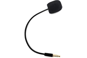 TNE Micro de jeu de rechange Rig 400 3,5 mm pour Plantronics Rig 400HX 400HS 400LX 500HX 500 700HX 700 800 Pro Xbox One PS4 Nintendo