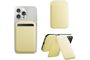 Native Union Magnetyczny uchwyt na karty Active Wallet Stand - MagSafe uchwyt na iPhone Air, 17, 16, 15, 14 - Wyjątkowo bezpieczny i bardzo cienki - Przechowuj 4 karty - Trwałe i pochodzące z