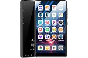 Fanvace 5 Inch 128GB MP3 Players with Bluetooth WiFi, Android 13 OS MP3 & MP4 Players with Speaker, 4GB RAM & 128GB ROM, Spotify Music Player with FM Radio, Amazon Music, Play Store