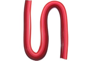 PATIKIL 120 Stück Quilling-Streifen Papier 3/16"(5mm) 21" Origami-Papier Quilling-Streifen für Kunst DIY Handwerk Weihnachten, Rot