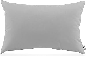 H.O.C.K. Classic Uni Outdoor Kissen inkl. Füllung Garten schmutz und wasserarbweisend (60x40cm, hellgrau)