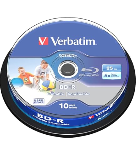 Dischi Blu-Ray HP BD-R 25GB - Confezione Da 10, Velocità 6x - Foto 2