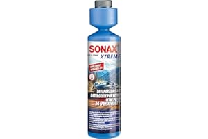 SONAX Xtreme Limpiacristales Concentrado 1:100 (250 ml) - Limpieza eficaz y Segura contra la Suciedad para limpiaparabrisas | N.° 02711410-820