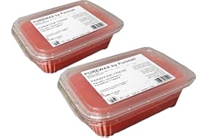 2 pains de 500 ml de paraffine FRAISE pour chauffe paraffine,Purespa By Purenail Soin des mains et des pieds Purenail TOP PROMO