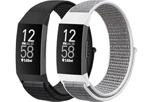 Runostrich Correa de reloj de nylon compatible con Fitbit Charge 4/Charge 3/SE, correa de repuesto suave y transpirable con correa para hombre y mujer