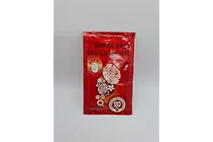 Metma 1 Sachets Red Dye Paint for Decorating Painting Colourful Art Easter Egg Eggs - Red Colour for 20 ehhs