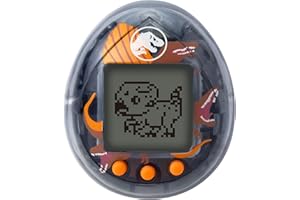 Bandai NT90997 - Tamagotchi Nano Jurassic Brown - Versión marrón Dino Spinosaurus - Tamagotchi Animal Interactivo - Pequeño Formato Nano - Dinosaurio Animal Virtual para criar - Juguete Infantil de 8