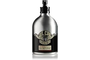 Oil Can Grooming - Benchmark Sea Salt Spray – Texturising Hair Spray for Volume, Matte Finish & Light Hold – Pre-Styling & Tousled Beach Hair Effect – 200ml