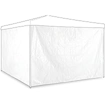 Relaxdays Partytent Zijwand 2 Stuks Voor 3x3 Feesttent Klittenband Met Raam Groen 596847467