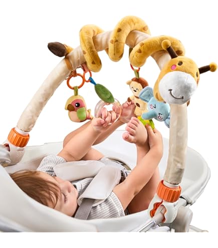 Kinderwagen Spielzeug Spirale Mit Rasseln - Sensorisches Spielzeug Ab Geburt