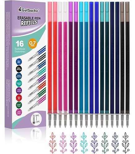 20 Uitwisbare Vullingen Blauw 0,7 Mm Compatibel Met Legami - Perfect Voor School En Kantoor