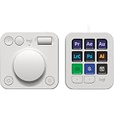 Logitech MX Creative Console - 9 &Ouml;zelleştirilebilir LCD Anahtar, Grafik Tasarım, Video D&uuml;zenleme, Kontrol Adobe, Zoom, Spotif