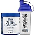 Applied Nutrition Creatine + 700ml Shaker | Creatine Monohydrate Micronized Powder, Increases High-Intensity Physical Performance (250g - 50 Servings) (Unflavoured)