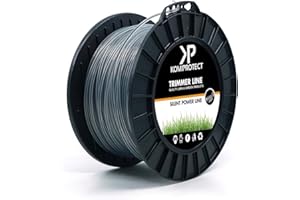 komiprotect® Filo per Decespugliatore Elicoidale - Filo per Decespugliatore Silent Power Robusto e Durevole (2.65 mm x 68 mt)