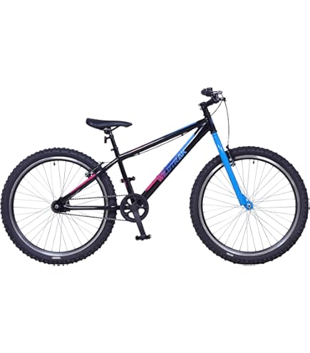 Multibrand Velotec PRO 26 inch Aluminium Mountainbike, 18 versnellingen, V- Brake, Unisex, geschikt voor 165–180 cm (Zwart met Rood en Grijs