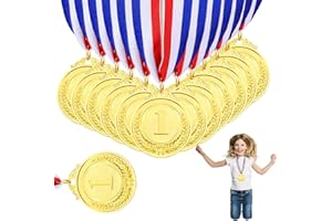 ZDQC 12 Pezzi Medaglie Premiazioni Metallo,Medaglie Bambini in Metallo,Medaglie Premiazioni,Medaglie Calcio Metallo,Medaglie Premiazioni Adulti